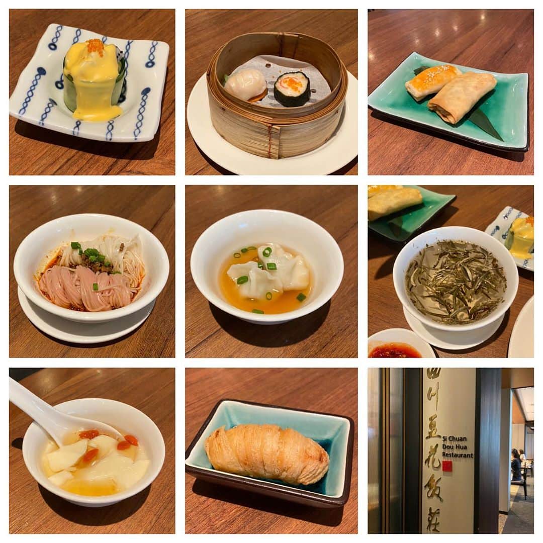 大西蘭のインスタグラム：「・ 四川豆花でNationial Day Imperial High Tea set✨ ・ UOBカードメンバーのプロモーションがあって、1 for 1で、かなりお得に楽しめました😋 ・ ナショナルデーのプロモーションで8月末までだそうです😆 ・ $38++なので実質２人で$44.73でした❣️ ・ ・ #highteatime #四川豆花 #シンガポール生活 @sichuandouhua_sg」
