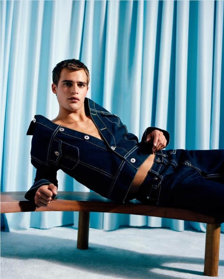 ランバンのインスタグラム：「New #Lanvin raw denim for men and women, by @brunosialelli. Now available via link in bio and in stores. #LanvinDenim #LanvinFW20」