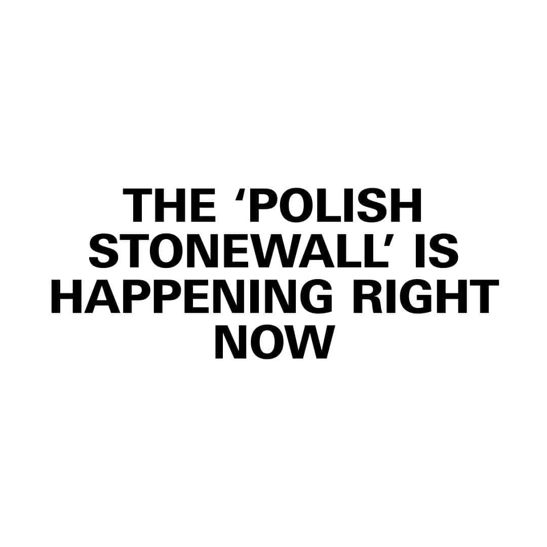 i-Dさんのインスタグラム写真 - (i-DInstagram)「"It’s becoming a dark world for queer people, so we need to stick together.”⁠ ⁠ The ‘Polish Stonewall’ is happening as we speak.⁠ ⁠ It's a key moment in Poland's fight for LGBTQ rights, with protests taking place in Warsaw, Krakow and beyond in response to violent injustice.⁠ ⁠ Click the link in our bio to read more about the events and what people are doing to help. ⁠ .⁠ .⁠ .⁠ Text Jake Hall ⁠」8月19日 1時28分 - i_d