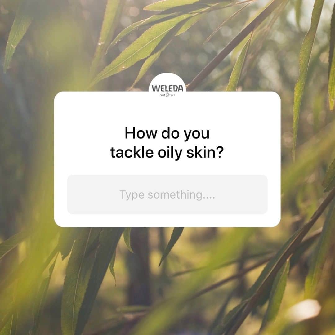 Weledaのインスタグラム：「Do you have oily skin? Let us know!🌿 Today on Instagram stories we are sharing with you the best Weleda Collection for this skin type. #WeledaSkin」