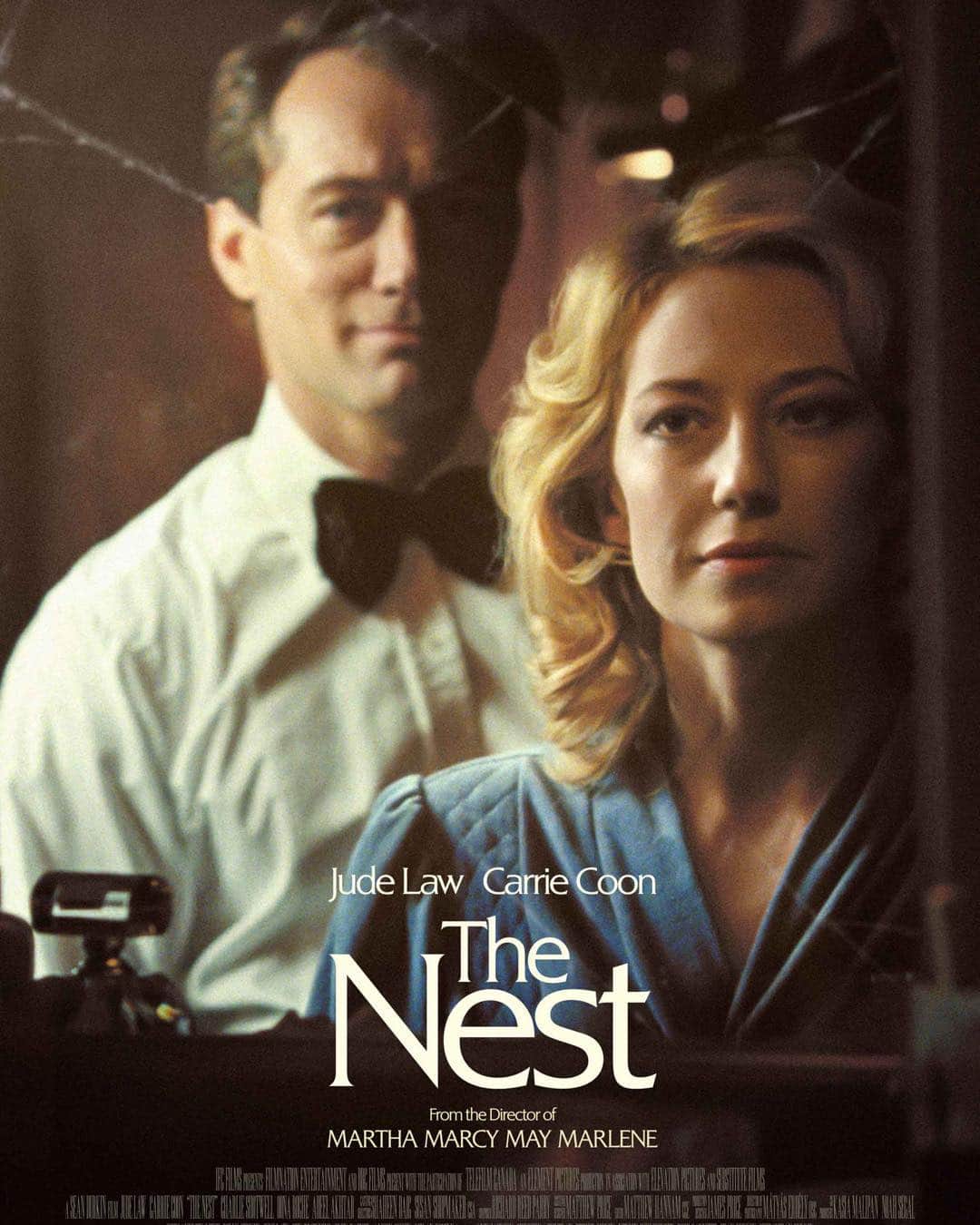 キャリー・クーンのインスタグラム：「Having it all is never enough. Don’t miss Jude Law and yours truly in #TheNest, a tense examination of ambition and intimacy from the director of MARTHA MARCY MAY MARLENE. In select theaters September 18 @IFCFilms.」