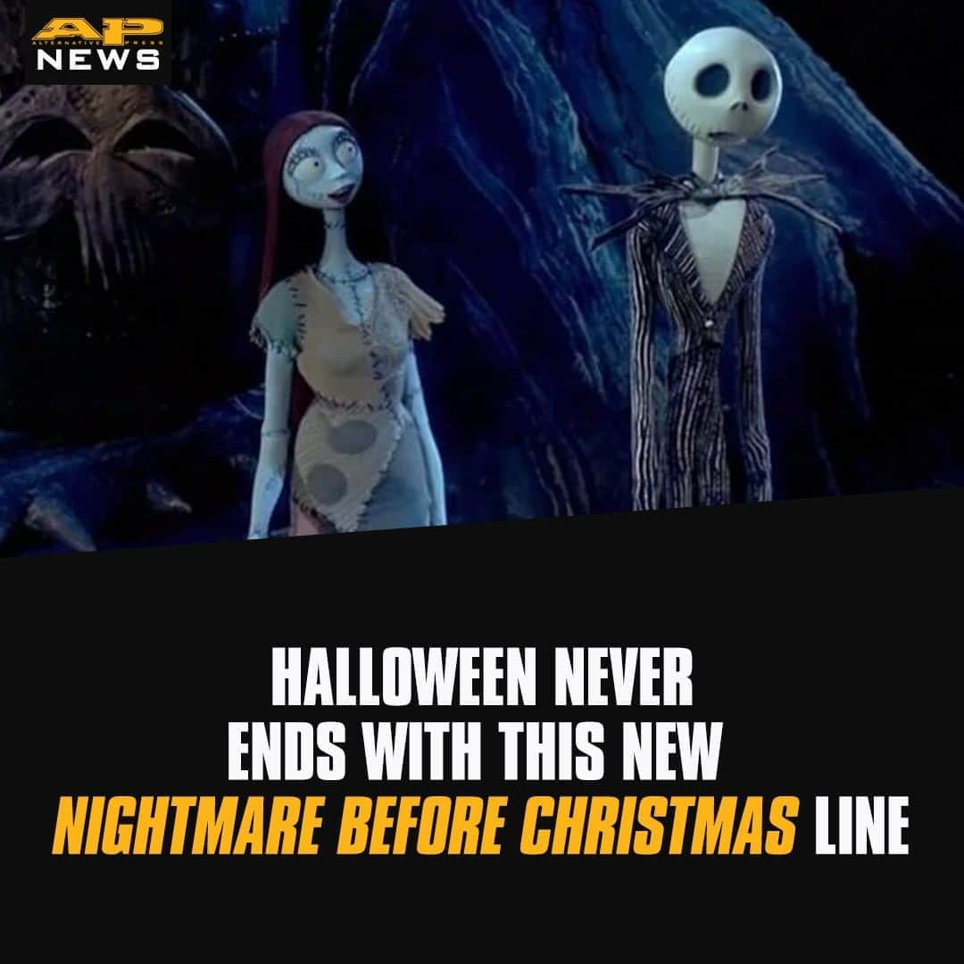 Alternative Pressさんのインスタグラム写真 - (Alternative PressInstagram)「We can live like Jack and Sally if we want with these items from @Disney’s new ‘Nightmare Before Christmas’ fashion line ⁠ LINK IN BIO⁠ .⁠ .⁠ .⁠ #thenightmarebeforechristmas #nightmarebeforechristmas #timburton #timburtonthenightmarebeforechristmas #timburtonnightmarebeforechristmas #nbc  #nightmarebeforechristmassfashion #thenightmarebeforechristmassfashion #nightmarebeforechristmassfashionline #thenightmarebeforechristmassfashionline #disney #disneyparks #shopdisney #alternativepress #altpress」8月19日 5時01分 - altpress