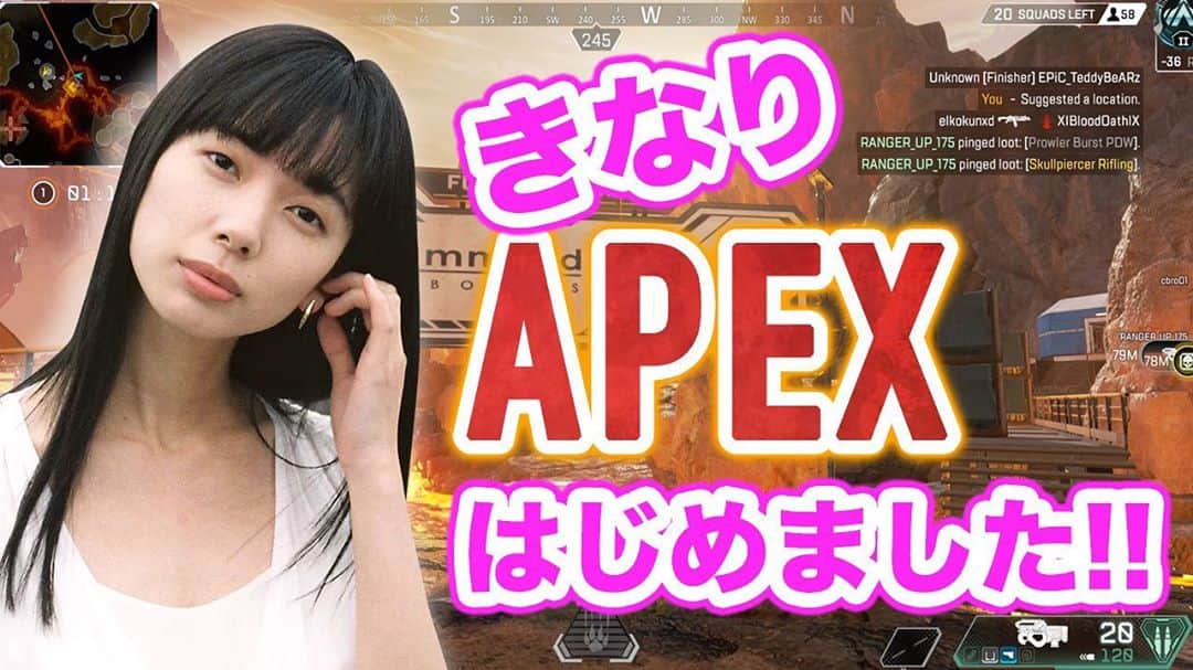 きなりのインスタグラム：「🔥お知らせ🔥 遂に！YouTube始めることになりました👏 大好きなゲームを配信していこうと思います！YouTubeで第一弾動画が早速UPされているので是非チェックしてみて下さい☺️❤️ そして！！YouTube開設記念として！２１日(金)の20時〜Apexの生配信をしようと思います！👾 是非皆さま！遊びに来てください！一緒に遊びましょう😤💪🔥  YouTube URL➡️ https://www.youtube.com/channel/UCpgVJOWYthg8eIjfp_7QZHA?guided_help_flow=3  #apexlegends #youtube」