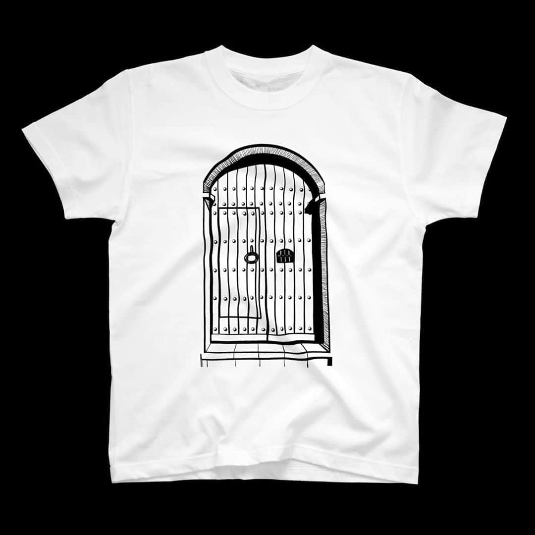 浅野忠信のインスタグラム：「ドアTシャツパート7!(^o^)!  https://suzuri.jp/Tad」