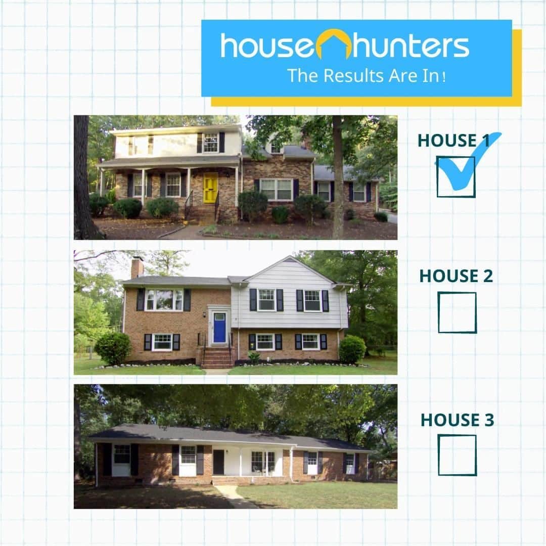 HGTVさんのインスタグラム写真 - (HGTVInstagram)「The Viewer's Choice votes are in and you picked House 1 for your favorite.⁠ ⁠ Will our buyers agree? Watch #HouseHunters tonight at 10|9c to find out!」8月19日 9時30分 - hgtv