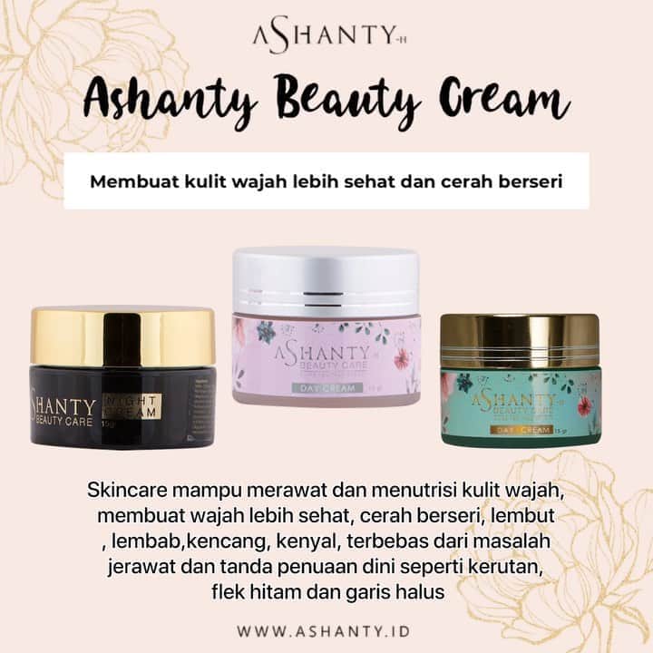 ASHANTY BEAUTY CREAM OFFICIALのインスタグラム：「Ready Stock!!! Ashanty Beauty Cream   • Anti Aging Cream Series • Acne Cream Series • Whitening Cream Series  Dapatkan wajah sehat, cerah berseri, lembut, lembab, kencang, kenyal, bebas jerawat, pori - pori besar dan bebas dari tanda - tanda penuaan dini seperti timbulnya kerutan, flek hitam dan garis halus dengan rutin merawat wajah menggunakan rangkaian skin care by @ashantyid 🌸  Ashanty Beauty Cream adalah solusi tepat dan terbaik untuk mengatasi masalah kulit wajah. Tunggu apalagi, sebelum kehabisan pesan sekarang juga yuuk dan dapatkan promo menariknya ✨ ______________________________ Informasi dan pemesanan  Ashanty Beauty Cream  WA: 081287388885 WA: 081293823950 WA: 087778489900 WaA: 085781140354 ⚡️ Fast Respons Click Link On Bio Instagram @ashantyid ❣️ ______________________________ #ashantybeautycream #creamashanty #skincareashanty #skincare #skincareartis #skincarelokal #creamwajah #creamperawatanwajah #obatjerawat #jerawat #kosmetik #krimwajah #creamwajah #whiteningcream #ashantyid #ashanty #ahha #kepastian #aurelhermansyah」