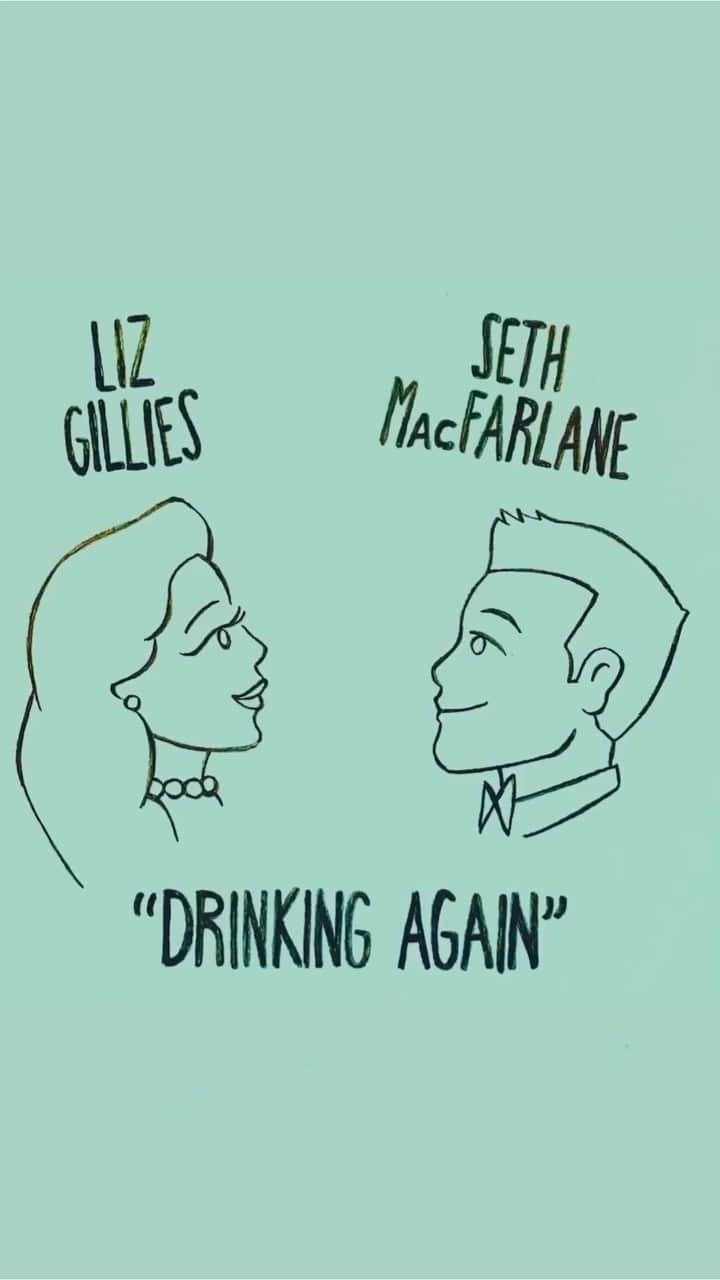 エリザベス・ギリースのインスタグラム：「More music from Mr. @macfarlaneseth & I! Here’s Drinking Again because aren’t we all? 🍸   Music by Doris Tauber  Lyrics by Johnny Mercer  Arranged by Joel McNeely  Produced by Joel McNeely  Engineered by Rich Breen  VIOLINS: Tereza Stanislav, Alyssa Park, Bruce Dukov, Joel Pargman, Jessica Guideri, Ina Veli, Sarah Thornblade, Carrie Kennedy  VIOLAS:  Rob Brophy, Jonathan Moerschel, Alma Fernandez, David Walther  CELLI: Andrew Shulman, Jake Braun, Giovanna Clayton, Tim Loo  BASS: Chuck Berghofer   WOODWINDS: Dan Higgins  ENGLISH HORN: Laura Wickes  TRUMPETS: Dan Fornero   TROMBONES: Alex Iles  GUITAR: Andrew Synowiec  PIANO: Tom Ranier  DRUMS: Peter Erskine  PERCUSSION: Wade Culbreath」