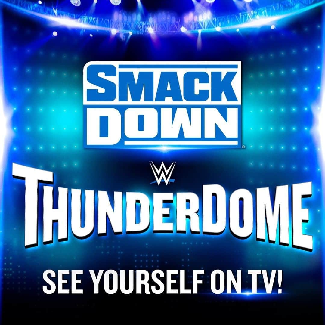 WWEさんのインスタグラム写真 - (WWEInstagram)「Fans from around the world will have a virtual seat in the #WWEThunderDome this Friday on #SmackDown!」8月19日 11時55分 - wwe