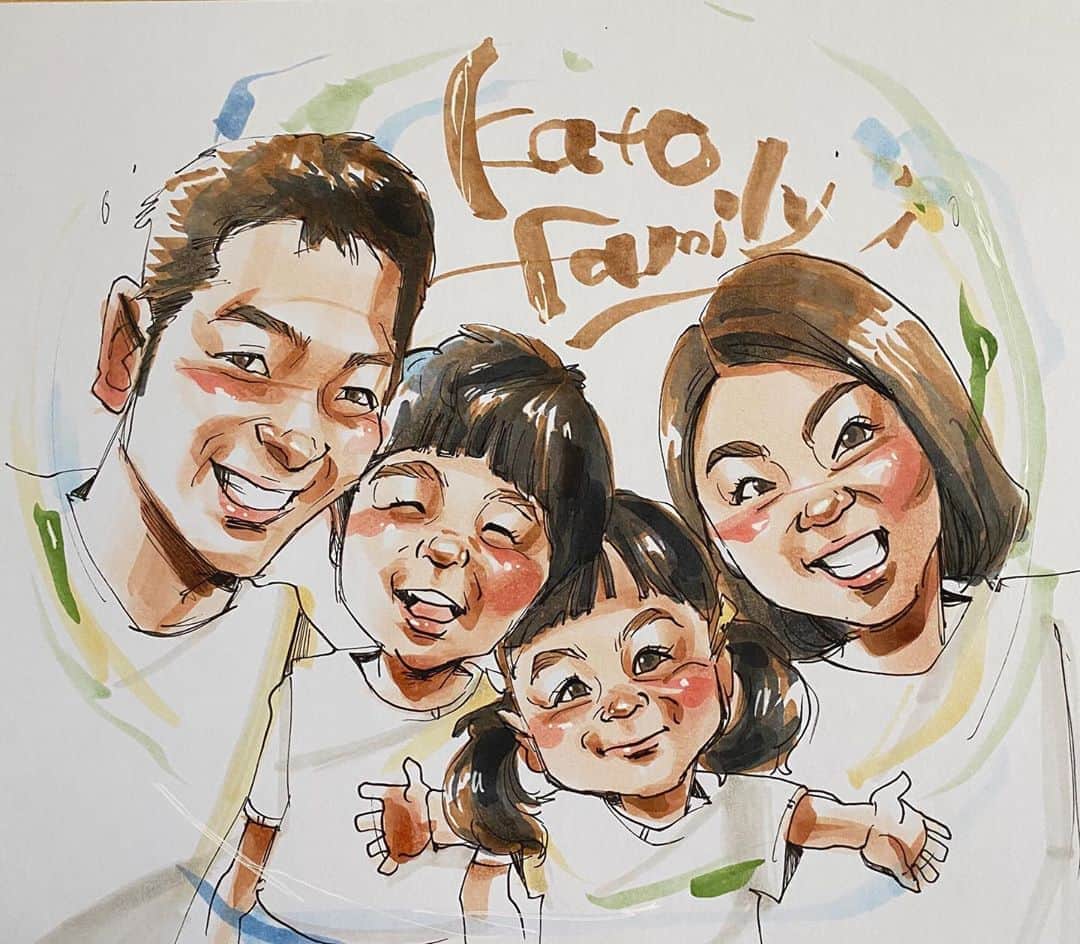 似顔絵★𝗚𝗢𝗥𝗜𝗞𝗜𝗡𝗚のインスタグラム