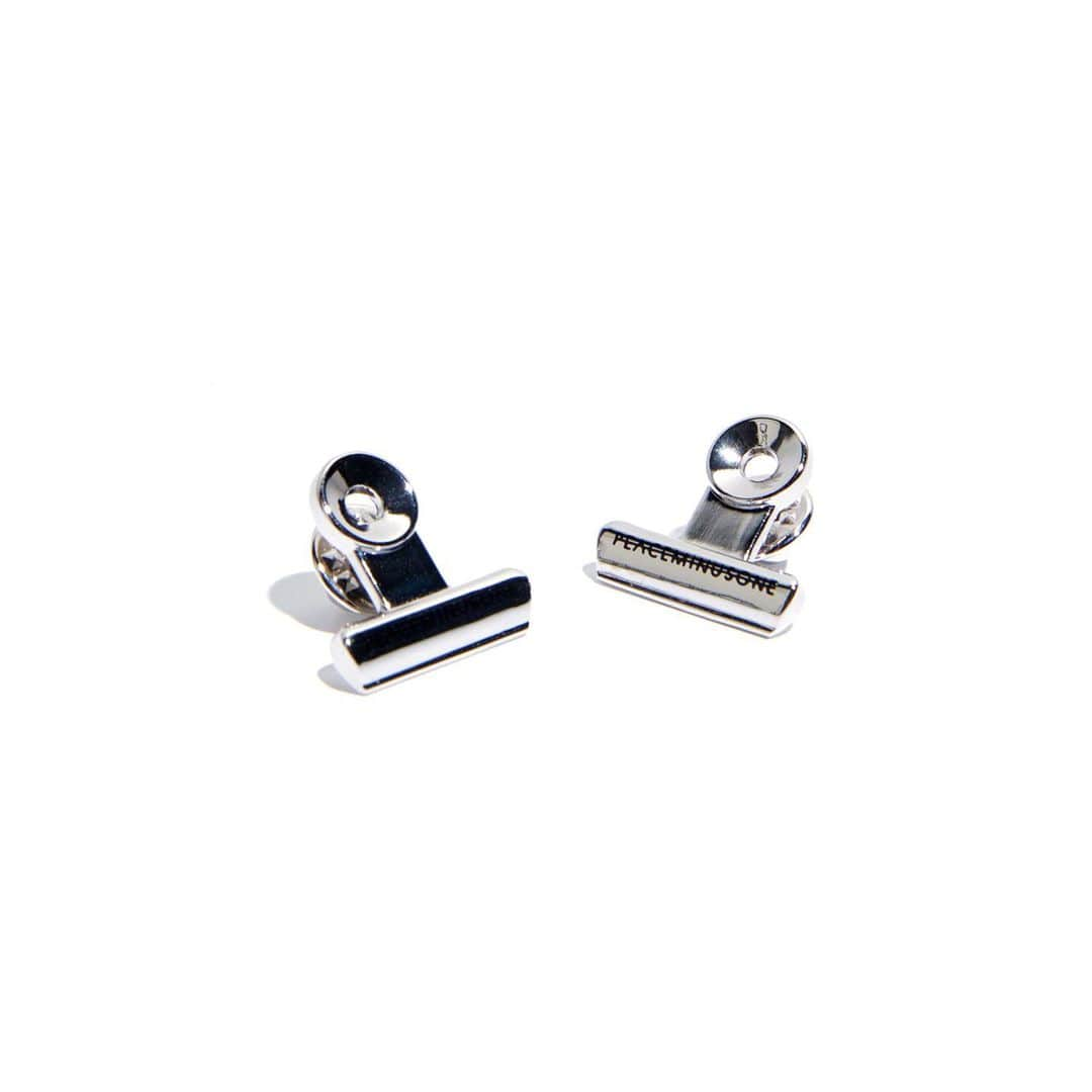 PEACEMINUSONEさんのインスタグラム写真 - (PEACEMINUSONEInstagram)「PMO®➖BULLDOG CLIP PIN SET #1 SILVER」8月19日 12時08分 - peaceminusonedotcom