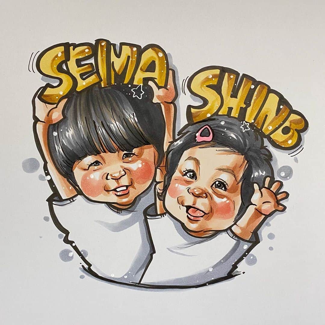 似顔絵★𝗚𝗢𝗥𝗜𝗞𝗜𝗡𝗚のインスタグラム