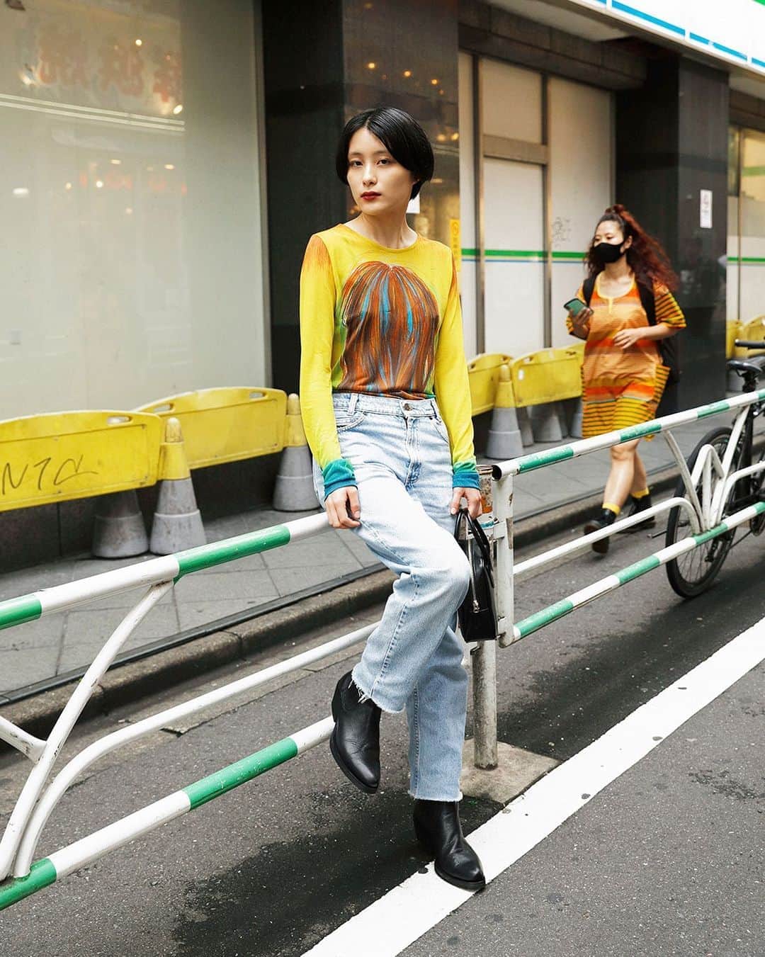 Droptokyoさんのインスタグラム写真 - (DroptokyoInstagram)「TOKYO STREET STYLE⁣⁣ ⁣⁣ Name: @anna__iizk Occupation: Shop Staff Top: #AcneStudios Pants: #Levis Bag: #CommedesGarcons Shoes: #OURLEGACY #streetstyle#droptokyo#tokyo#japan#streetscene#streetfashion#streetwear#streetculture#fashion#ストリートファッション#コーディネート#tokyofashion#japanfashion⁣⁣⁣⁣ Photography: @yuri_horie_」8月19日 12時42分 - drop_tokyo