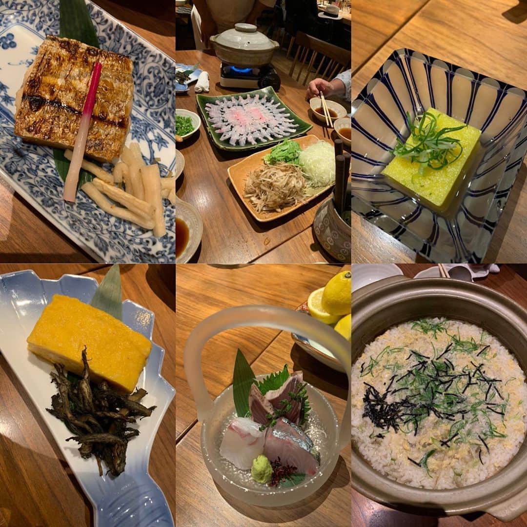 YURIさんのインスタグラム写真 - (YURIInstagram)「すんごいうんまかった😋🥰ご馳走様でした〜ん♥️ハモハモ〜絶品だった。太刀魚の焼きは涙出そうな位うんまかった〜Man... this bday celebration din was soooooo freaking good🙌🏻Full #japanese style #meal. #japan #tokyo #Thanku」8月19日 13時04分 - divafreshyuri