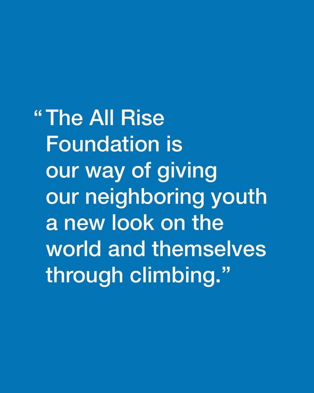 ザ・ノースフェイスさんのインスタグラム写真 - (ザ・ノースフェイスInstagram)「"It is our belief that bettering ourselves is synonymous with bettering our community. The ALL RISE Foundation is our way of giving our neighboring youth a new look on the world and themselves through climbing.  'ALL RISE' is our promise to keep rising, together." Words by the @allriseclimbing Foundation. Learn more and join our #GlobalClimbingDay YouTube Live event this Saturday, 8/22 via link in bio. #WallsAreMeantForClimbing」8月20日 0時33分 - thenorthface