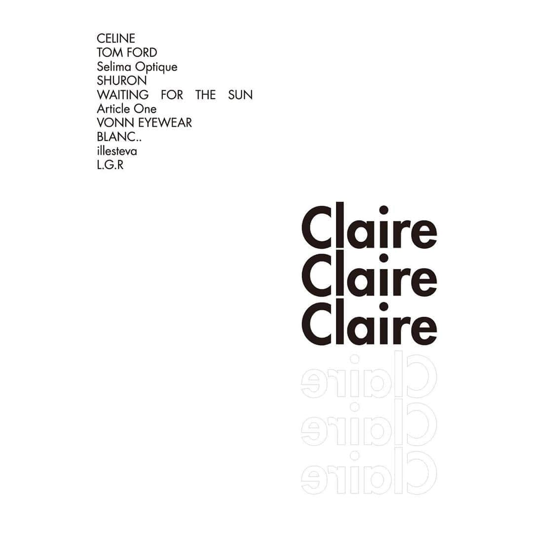 plageさんのインスタグラム写真 - (plageInstagram)「〝Claire Claire Claire〟﻿ 8/20thu.-8/30sun.﻿ ﻿ この秋冬取り入れたいクリア系EYEWEAR。﻿ 全店展開の @illesteva の展開に合わせて、﻿ 代官山店ではモアバリエーションをご覧いただけます。﻿ 10ブランドから様々なスタイルのクリア系の﻿ EYEWEARを集めてトランクショーを開催致します。﻿ ﻿ -参加ブランド-﻿ CELINE/TOM FORD/Selima Optique/SHURON/﻿ WAITING FOR THE SUN/Article One/﻿ VONN EYEWEAR/BLANC../illesteva/L.G.R﻿ ﻿ 開催店舗﻿ 代官山店 8/20(木)-8/30(日)﻿ ﻿ 【W POINT キャンペーン開催中】﻿ BAYCREW’S STORE・Plage全店舗にて、﻿ 会員様へ通常の2倍ポイントを付与致します。﻿ 新規ご登録の方も対象となります！﻿ お見逃しなく！﻿ 期間：8/14(金)〜8/31(月) ﻿ #Plage #プラージュ﻿ #baycrews #fashion ﻿ #coordinate #eyethink #eyewear  #illesteva」8月19日 17時11分 - plage_jp