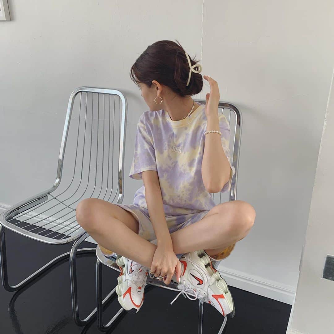 emmaさんのインスタグラム写真 - (emmaInstagram)「🐤✨  tops : @windandsea_wear  pants : @windandsea_wear  shoes: @nike @niketokyo necklace & bracelet : @mojom__」8月19日 17時21分 - okss2121