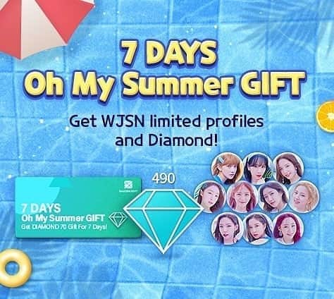 宇宙少女さんのインスタグラム写真 - (宇宙少女Instagram)「[#WJSN] #Repost @superstarstarship · · · · #SuperStarSTARSHIP #WJSN #눈부셔 (Oh My Summer) updated! - Join the game for the new theme gift! - #WJSN limited profiles! - No time to hesitate! Clear missions for WJSN limited BG IMAGE and WJSN 1ST signed PHOTO BOOK ON&OFF! ⠀ _ #SuperStarSTARSHIP #눈부셔 (Oh My Summer) 업데이트! ⠀ -헤이! 눈부셔 My summer~ 접속하면 신규 테마를 드려요! -눈부신 태양도 알고 있었어 #우주소녀 한정 프로필을! -망설일 시간이 더는 없어요! 미션을 클리어해 우주소녀 한정 배경과 WJSN 1ST 사인 PHOTO BOOK ON&OFF 당첨 기회를 노려봐요!」8月19日 17時27分 - wjsn_cosmic