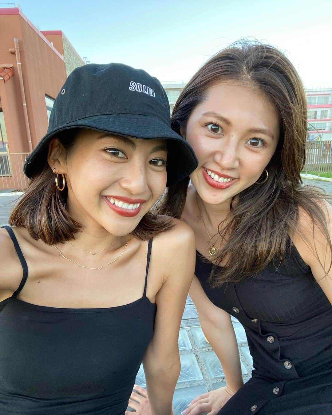のインスタグラム：「The Day of 🌊💫🧡 この日もかなちゃんと服の色被った😗#シンクロ . 今回の高安さんカラーもいいかんじ🧜‍♀️✨」
