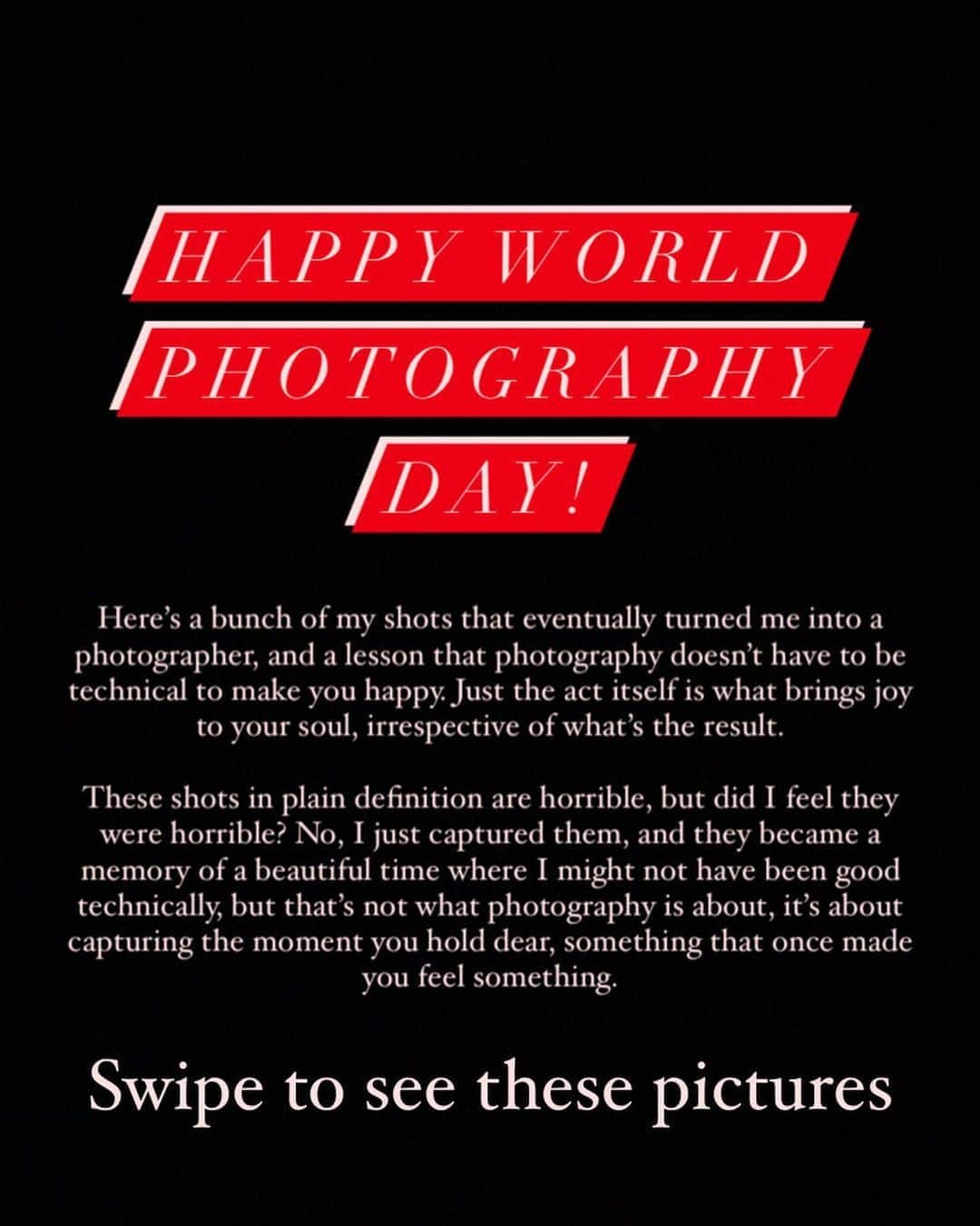 Abhinav Chandelさんのインスタグラム写真 - (Abhinav ChandelInstagram)「Happy World Photography day everyone! . Now a lot of you call me a decent enough photographer these days, but I wasn’t one always.  But one thing that has been constant is that photographing things, whether the result is good or bad, has always given me joy.」8月19日 17時48分 - abhiandnow
