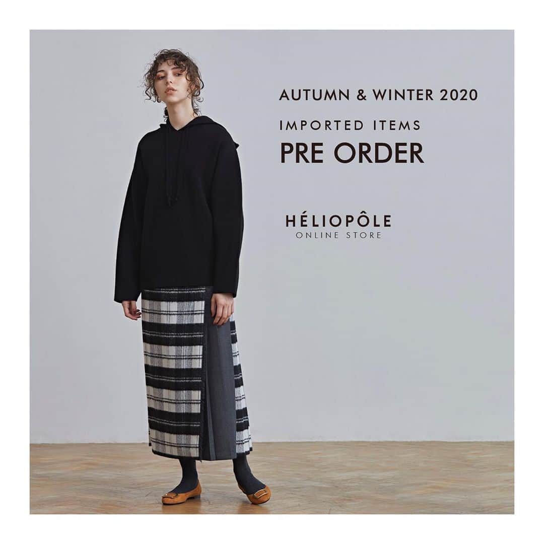 エリオポールのインスタグラム：「. ONLINE STOREでは、秋冬新作インポートアイテムの先行予約を受付中！ . . #HELIOPOLE #エリオポール #2020aw #autumnwinter #selectshop #fashion #style #onlinestore」