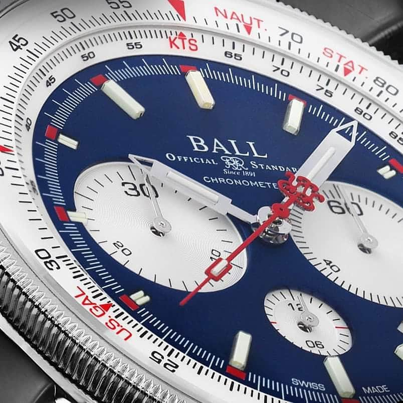 ボール・ウォッチのインスタグラム：「OPERATION OVERLORD: FREEDOM DEFENDED, HEROISM DEFINED. shop.ballwatch.ch/emiin Beginning with an airborne strike from 1,200 aircraft and the descent of 24,000 valiant paratroopers, the Battle of Normandy, also known as Operation Overlord, lasted from 6 June until 30 August, 1944. In the months afterward, history was made and freedom was preserved.  Named in honor of this extraordinary mission, the Engineer Master II Normandy is equipped with a circular slide rule that acts as an analog computer – a vital aviation device. Critical calculations can be made by properly aligning the bi-directional rotating bezel and the inner scale. From simple mathematical equations and standard conversions to air speed and distance calculations, the timepiece is an intelligent tool for any call of duty.  #sliderule #toolwatch #airborne #normandy #patent #beyourself #chronometer #chronograph #ballwatch #lumewatch #veteran #navy #army #airforce #pilotwatch #pilot #watch #wwii  #instafam #instawatch #watchlover #wristcandy #mensstyle #menswatch #sportwatch #reloj #orologio #swisswatch #wotd #watchesofinstagram」