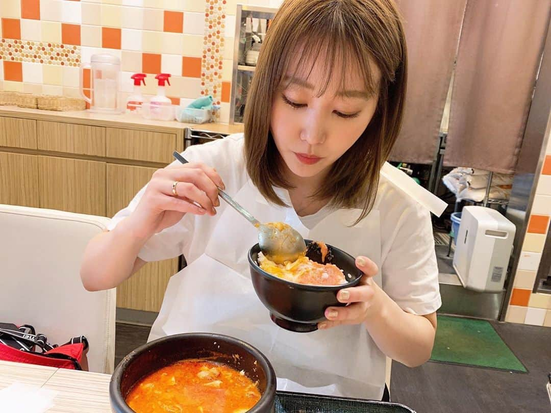 門脇佳奈子さんのインスタグラム写真 - (門脇佳奈子Instagram)「⭐️ 暑い時って辛いもの食べたくなるよね… * * #純豆腐」8月19日 18時39分 - kanakoofficial