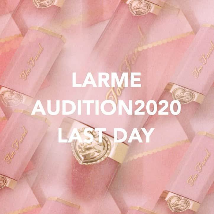 胡桃兎愛のインスタグラム：「本日LARME AUDITION 2020最終日になります。 ここまで沢山の方々に支えて頂けて、特別賞もみんなのおかげで受賞させて頂く事ができて、最終審査まで残る事ができて本当に凄く嬉しいです。 長いようであっという間だ、、と凄く感じます。  LARMEは私にとって夢の存在で、絶対手が届かないと思っていた憧れの世界で、そこに一歩でも近づく事ができた事本当に嬉しく思います。  21:59:59までが審査対象となります。 ここまで支えて頂いているのに、更に無理させてしまう事本当にごめんなさい、。 お時間ある方は遊びに来て頂くだけでもいいので是非私の夢に少しお力をお貸し頂けると嬉しいです。  ここまで支えて下さった全ての方々に恩返しできるようLARME愛は私が1番だという気持ちで感謝の気持ちと笑顔を忘れず最後まで頑張ります。 応援よろしくお願いします！！！」