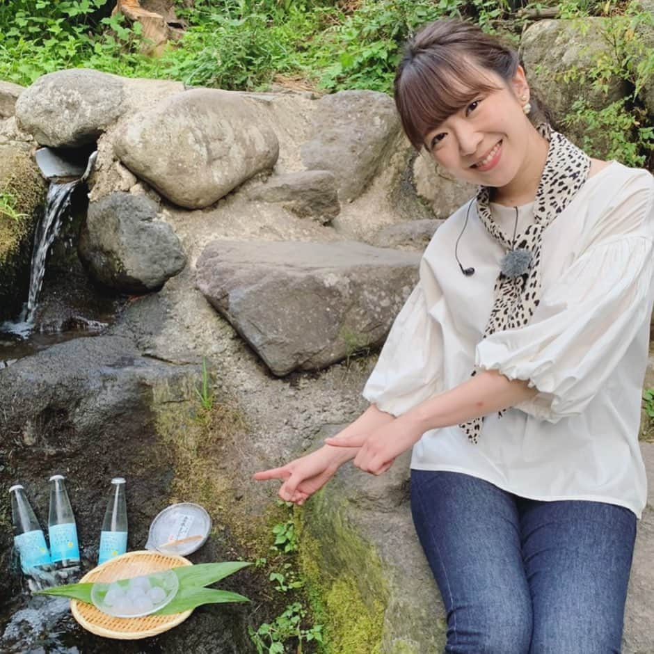 糸永有希さんのインスタグラム写真 - (糸永有希Instagram)「南阿蘇村の白川水源から中継でした。  #RKK#TBS 系列  #熊本放送#3ch #夕方LIVEゲツキン #中継#南阿蘇#白川水源 #首ヒンヤリする布が欠かせない #今日この頃 #布」8月19日 19時39分 - yukiiitonaga