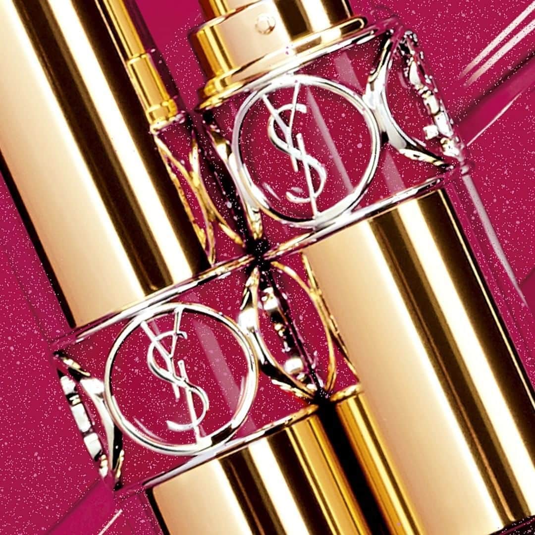 Yves Saint Laurent Beautyさんのインスタグラム写真 - (Yves Saint Laurent BeautyInstagram)「Encased in the luxury contrasting metals of silver and gold, these lipsticks are little jewels of beautiful hydration. ROUGE VOLUPTÉ SHINE LIPSTICK in N°49 ROSE SAINT GERMAIN #yslbeauty #liptstick」8月19日 20時58分 - yslbeauty