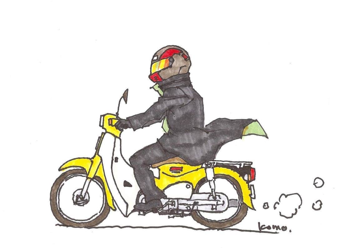 小森高博のインスタグラム：「#バイクの日　#スーパーカブ50  #AA09」
