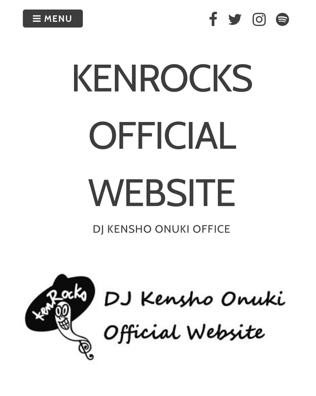 Kensho Onukiさんのインスタグラム写真 - (Kensho OnukiInstagram)「ちょっとお知らせです。ウチ=kenrocksのオフィシャルなHPしばらく改修中でしたがやっとリニューアルしました！仕事のご依頼など一本化してます。お手隙の際にチラ見でもよろしくです。ガンバリマス！ kenrocks-official.com」8月19日 21時54分 - kensho_onuki
