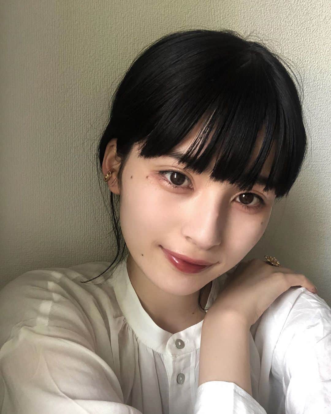乃愛さんのインスタグラム写真 - (乃愛Instagram)「白シャツ🥚」8月19日 22時52分 - _0w022