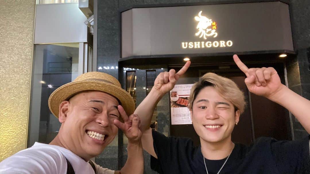 グッティーさんのインスタグラム写真 グッティーinstagram ㅤ ㅤ 大嶋剣心選手と ナイス 誕生日おめでとーーう会 インスタライブ後 セルフィー 次戦も超絶楽しみにしてるぜ 今日はありがとーーう ㅤ ㅤ 大嶋剣心 選手 ボクシング 日本バンタム