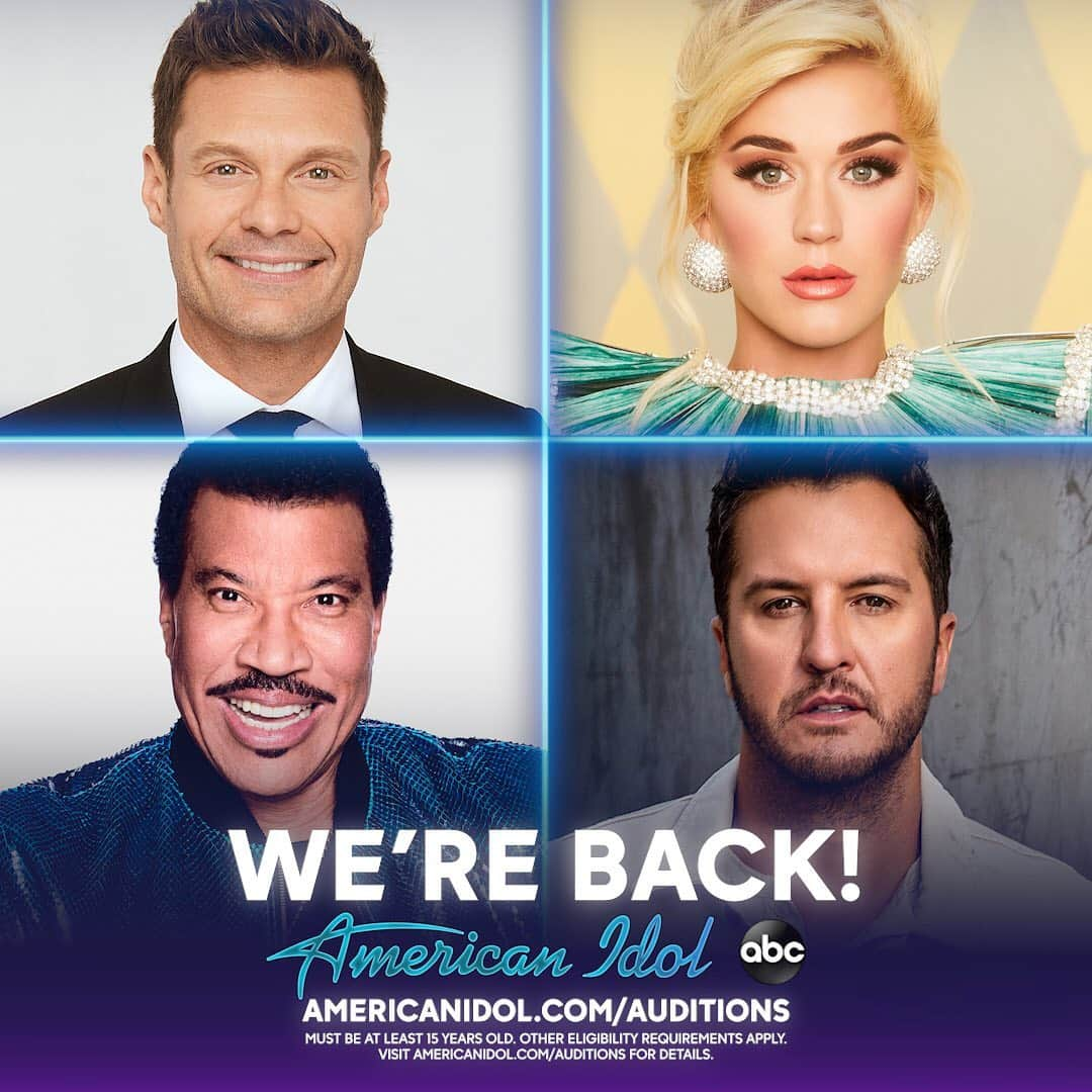 ライアン・シークレストさんのインスタグラム写真 - (ライアン・シークレストInstagram)「Are you ready, America? Here we go! Tell a friend or audition for @americanidol yourself, online or face-to-face, virtually with a producer! Choose your state day or show up to our nationwide open call on August 25th! americanidol.com/auditions」8月19日 23時12分 - ryanseacrest