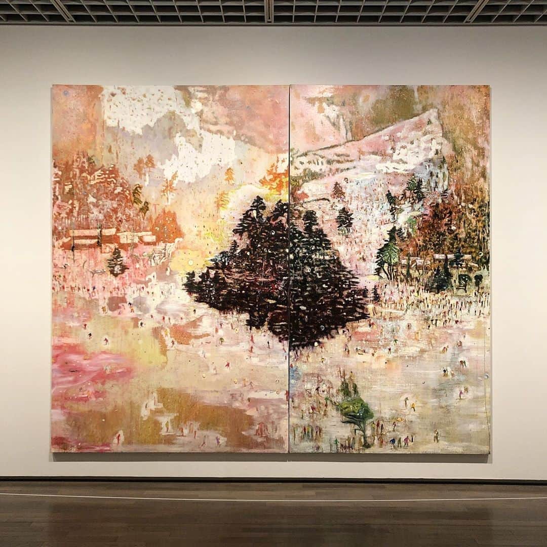 西山由のインスタグラム：「“ Ski Jacket ” par Peter Doig.」