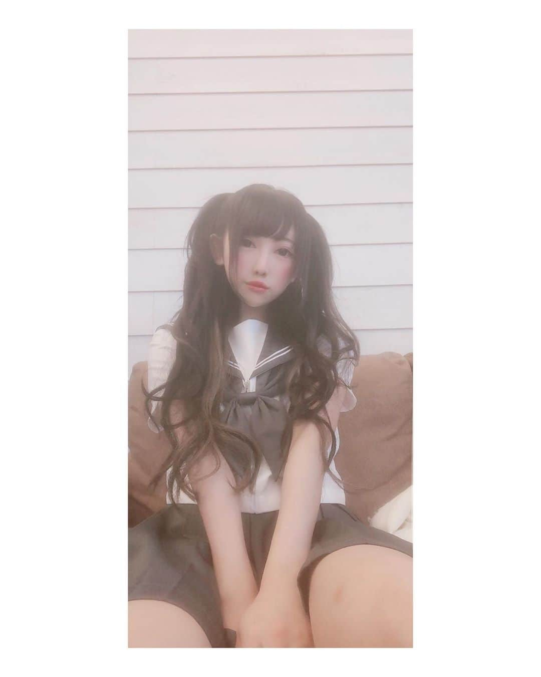 ちゃんもも◎さんのインスタグラム写真 - (ちゃんもも◎Instagram)「俺がJK🏫」8月20日 1時53分 - xchanmomox