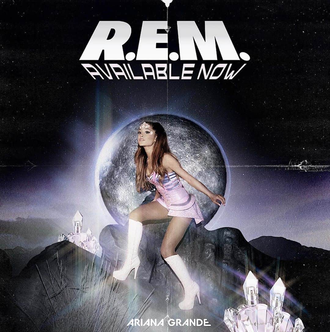 Alfredo Floresのインスタグラム：「R.E.M fragrance out today!! 📸 by me  👩‍💻 @katiatemkin! congrats @arianagrande ✨」