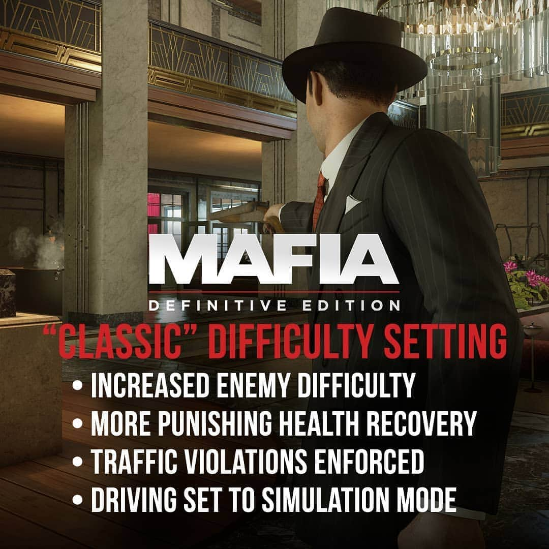 2Kさんのインスタグラム写真 - (2KInstagram)「If you're a Mafia O.G. or just looking for an old-school challenge, look no further than Mafia: Definitive Edition’s “Classic” Difficulty.  Swipe up on our story to learn more. ... #mafiadefinitiveedition #mafiatrilogy #mafiagame #mafia」8月20日 2時10分 - 2k