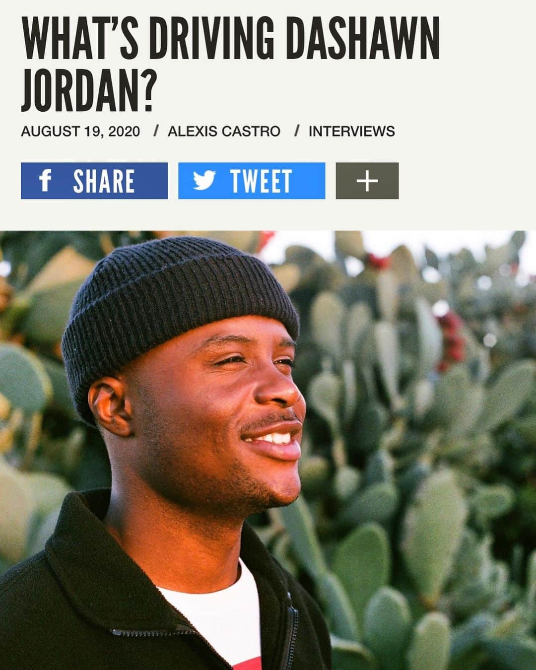 のインスタグラム：「Interview now live on Jenkemmag.com . Stoked on how this came out! Thanks for the opportunity @jenkemmag  @alexiscastro , Link in bio! 🙏🏾❤️💫」