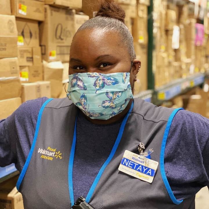 Wal-Mart Stores, Incのインスタグラム：「Whether it’s training a new associate or helping a shopper find exactly what they need, Netaya is always ready to do what it takes for her team and her customers at @walmart1742. Join us in thanking her for her four years as a Walmart associate! 🤗」