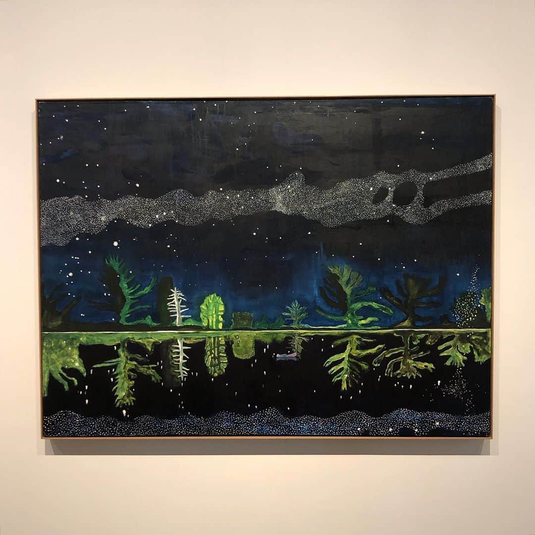 西山由のインスタグラム：「“ Milky Way “ par Peter Doig.」