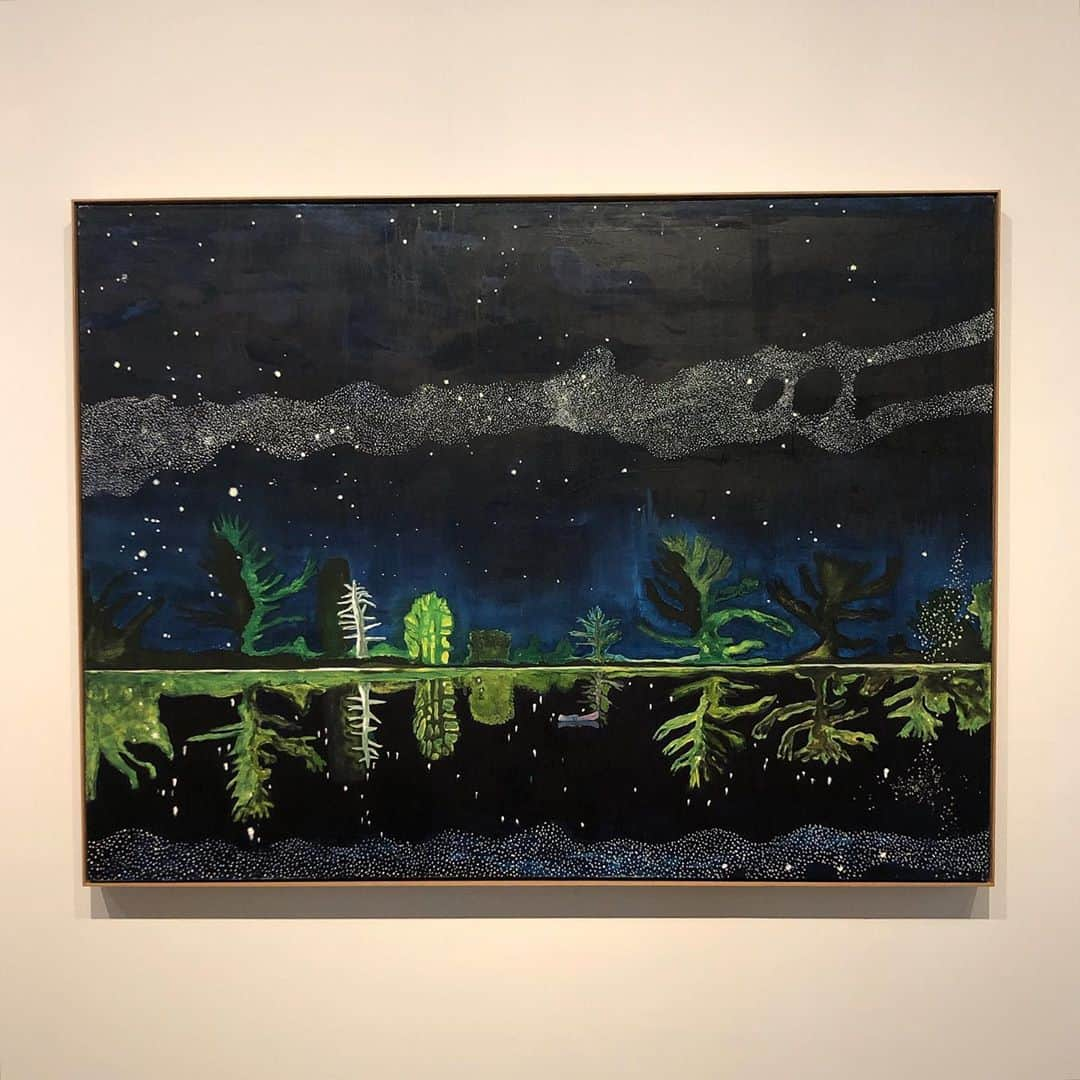 西山由さんのインスタグラム写真 - (西山由Instagram)「“ Milky Way “ par Peter Doig.」8月20日 6時50分 - jesuis_yui