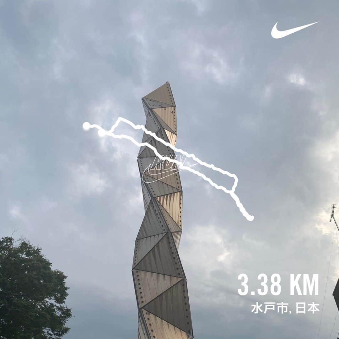 長津 健一郎のインスタグラム：「#朝RUN 記録朝から暑い😵🥵☀️ ダイエット22日目5、1キロ減残り15キロだいぶ習慣になってきた^_^ #ダイエット記録」