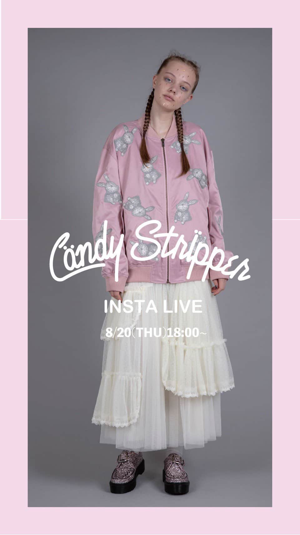 のインスタグラム：「♡ 今週発売の新作をご紹介！  ・・ STAFF・・ @candy_staff_takami 155cm @candy_staff_higashi 156cm @candy_staff_kobayashi 160cm @candy_kuji 148cm  #candystripper #inanyway #candystore #newarrival」