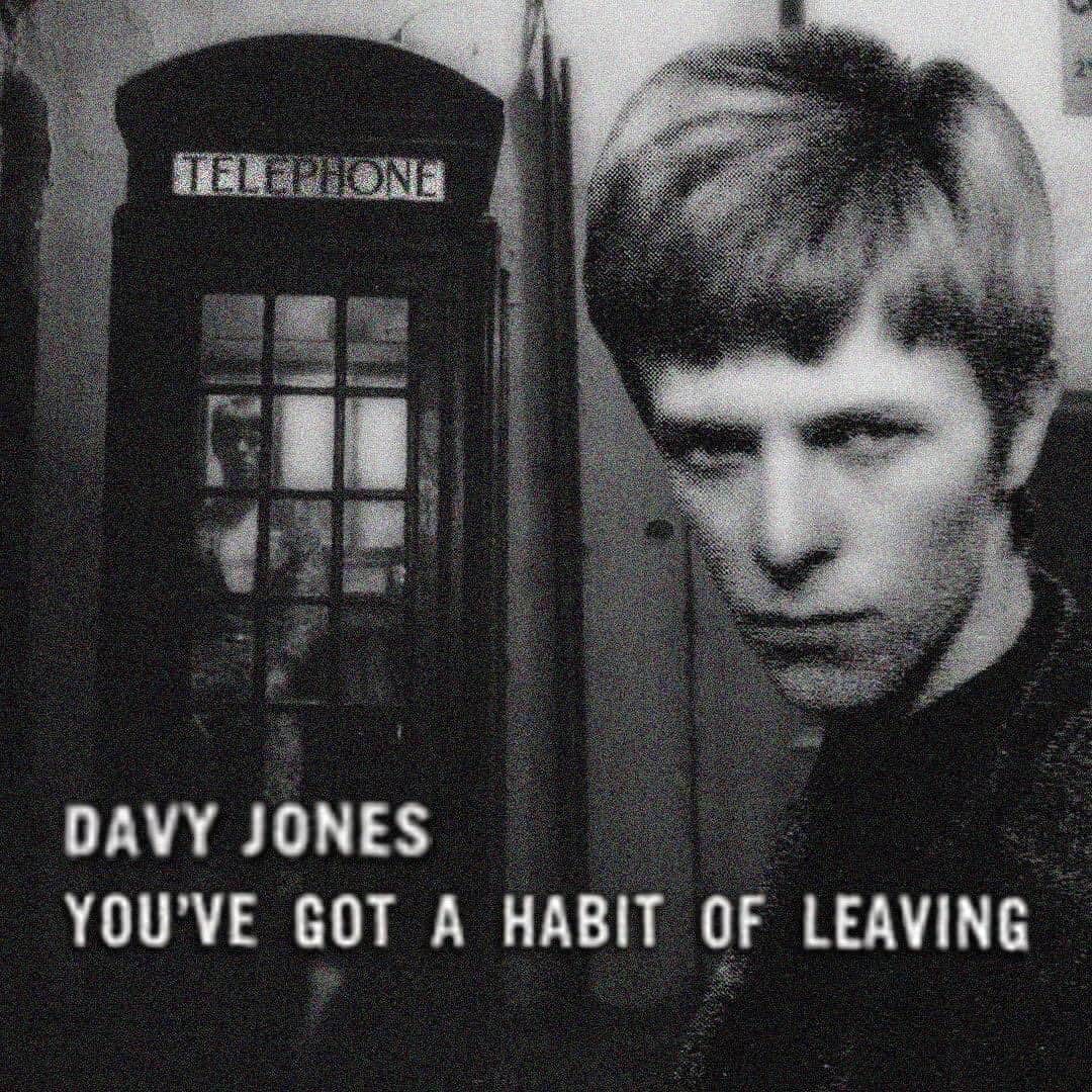 デヴィッド・ボウイさんのインスタグラム写真 - (デヴィッド・ボウイInstagram)「YOU’VE GOT A HABIT OF LEAVING IS 55 TODAY   “Sometimes I'm so glad, so glad...”   Released this day (August 20th) in 1965 was the Davy Jones 45, You’ve Got A Habit Of Leaving.   Baby Loves That Way was on the flip and both songs were composed by the young Jones before he Bowied-up for his next release the following year.   Produced by Shel Talmy (who was producing The Who and The Kinks at the time), and backed by The Lower Third, the influence of Townshend and his gang is more than apparent on both sides of this disc. (Listen to them both on the Bowie 1965! EP)   Today’s graphic is not an attempt at a fake sleeve, rather an illustration of the fact that Ziggy Stardust time travelled to London’s Heddon Street and nicked the young Jones’ hairdo, before he nipped forward seven years for a photo session in the same street. True story.   Either way, Bowie thought enough of both the A and B sides to rerecord them in 2000 for the Toy project. Both remakes were released as extra tracks on the third Everyone Says 'Hi' UK CD single in 2002 and the Japanese Slow Burn CD single in the same year.   #BowieHabit  #BowieToy」8月20日 19時14分 - davidbowie