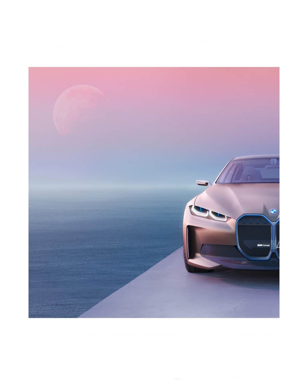 BMWのインスタグラム：「Today's forecast: tomorrow's reality. #THEConcepti4 #BMW #BornElectric @BMWi @clemensascher」