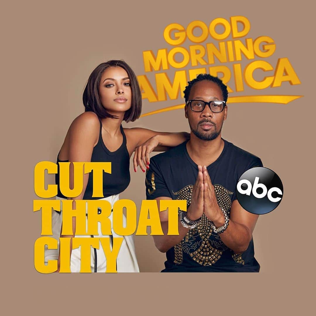 カテリーナ・グレアムのインスタグラム：「Meditate on this. Tomorrow with @RZA on @goodmorningamerica 8.20.20 8:43am EST @ctcmovie #CutThroatCity in theaters 8.21.20 🙏🏽🙌🏽🤯」