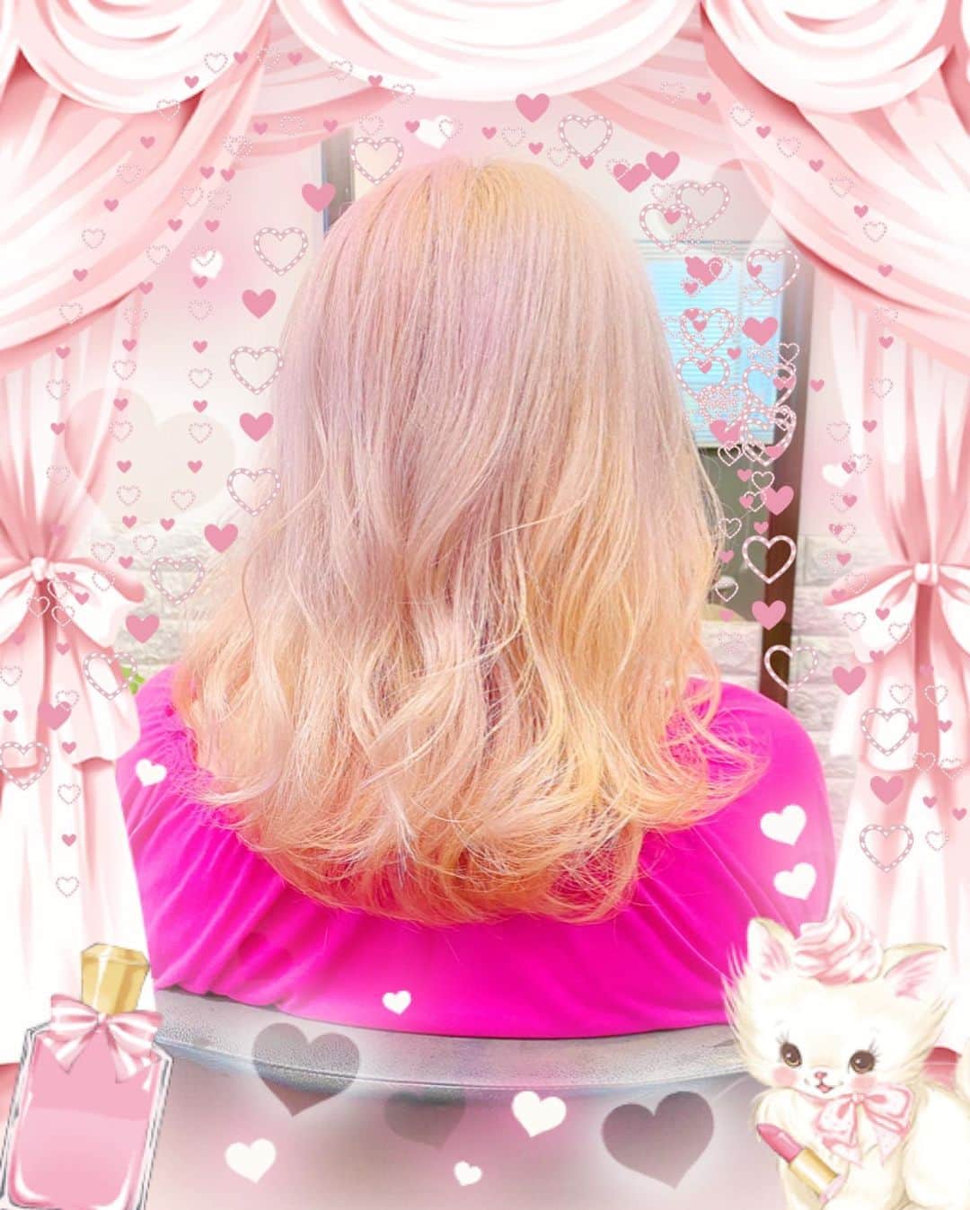森崎アリスさんのインスタグラム写真 - (森崎アリスInstagram)「🦄💖🎀🦄💖🎀🦄💖🎀🦄💖🎀ㅤ そういえばこの間 髪の毛切ってきたよ〜💖💖💖ㅤ ㅤ ちなみに染めてはなくてㅤ 色落ち楽しむ期間🤣❤️ㅤ ㅤ いい感じのホワイトブロンドにㅤ 抜けてほしいのだが...ㅤ ㅤ 多分もうそろ染めないと維持できない🤣🤣ㅤ ㅤ カットしたら染めたみたいに綺麗になったwㅤ ㅤ ㅤ #pink #ブロンド　#キューティブロンド  #ピンク星人　#ピンク　#色落ち　を楽しむㅤ#moriari #pinkhair #pinkcolor #whiteblonde #blonde  #グラデーションカラー になってる　www #ヘア #ヘアー #ヘアアレンジ #ヘアーカラー #ヘアーケア #ヘアースタイル #ヘアスタイル #ヘアーセット #ヘアーカット」8月20日 12時00分 - morisaki_alice