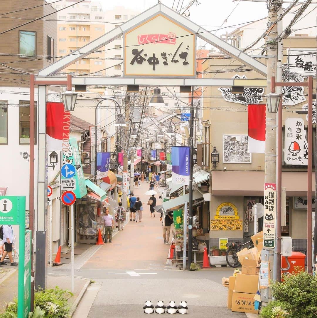 アトレ上野（atre ueno）さんのインスタグラム写真 - (アトレ上野（atre ueno）Instagram)「"日暮里駅からすぐの場所にある、谷中銀座に遊びにきたよ🐾 下町の雰囲気が味わえて、食べ歩きにぴったりなお店がたくさんある人気の商店街なんだ🐼🎵 今回は見れなかったけど、夕焼けだんだんと呼ばれる階段から見る夕日は格別なんだって☺️✨ 猫や猫モチーフのアイテムも豊富みたいだから、猫好きさんにはたまらない商店街だね🐈💕 さ、ぼくたちお気に入りのコロッケを買いにレッツゴー🤤🧡"  "Came to Yanaka Ginza which is located near Nippori station🐾 It’s a popular shopping street and you can enjoy  old downtown and street foods🐼♬ We couldn’t see the sunset today but the sunset from the stairs is amazing☺️✨ There are many shops that have cats’ stuff so we recommend here to cats lovers🐈💕 Anyway, we’ll go to get our favorite Korokke🤤🧡"  "今天我們來離日暮里車站很近的谷中銀座玩耍啦🐾 能感受郊區的氣氛，還有很多能試吃的商店，這裡是很有人氣的商店街呢🐼🎵 雖然今天沒有看到，但是據說，在叫“夕焼けだんだん”的樓梯上看的夕陽非常漂亮☺️✨ 這裡還有貓咪和很多關於貓的商品，喜歡貓的人一定也喜歡這個商店街🐈💕 那麼，我們去買我們喜歡的油炸肉餅吧🤤🧡"  #上野 #アトレ上野 #アトレ #atre #atreueno #パンダ #上野パンダ #上野散策 #熊猫 #東京観光 #PANDA #🐼 #ueno #tokyotour #ぬい撮り #日暮里 #谷中銀座 #谷中銀座商店街 #谷中銀座食べ歩き #Nippori #yanakaginza #yanakaginzastreet #ぬい旅 #東京食べ歩き #ぬい撮り写真部 #下町散歩 #tokyostreetfood #tokyolife #tokyotrip #nipporistation」8月20日 13時35分 - atre.ueno