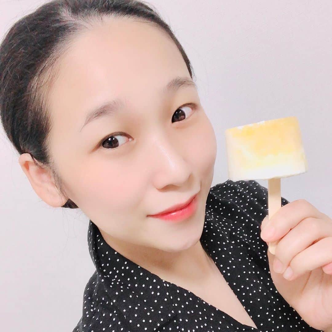 世手子さんのインスタグラム写真 - (世手子Instagram)「I made fruit on the bottom ice cream🍧 Healthy ice cream perfect for summer(*'▽'*) Everyone try to make it(*´꒳`*) コンビニでも売ってるヘルシーおやつ(о´∀`о) 明治ブルガリアヨーグルト LB81 Fruit on the Bottom(￣∇￣) LB81の乳酸菌が日々の健康を支えてくれるよー💓 フルーツソースが爽やかで夏バテ解消にぴったり╰(*´︶`*)╯♡ プレーンヨーグルト好きだから毎日飽きない味です^ - ^ オレンジの甘すぎないピール感が程よい)^o^( ダイエットしててもカロリーも控えめだから毎日食べられるおやつだよ フルーツオンザボトムとは、プレーンヨーグルトの下にフルーツやジャムを敷いて二層にした食べ方のことを言うんだよ(๑>◡<๑)  お洒落！早速フルーツオンザボトムアイスを作ってみたよ(*´◒`*) 可愛い感じにできたo(^o^)o オレンジソースが果肉たっぷりでアイスにするとさらに爽やかで気持ちいい(^-^)v プルーンヨーグルトがあっさりして夏の暑さを忘れさせてくれるd(^_^o) #ヨーグルト #簡単おやつ #おやつ時間 #夏スイーツ #フルーツヨーグルト #フルーツオンザボトム #フルーツオンザボトムアイス #PR」8月20日 14時05分 - rojide